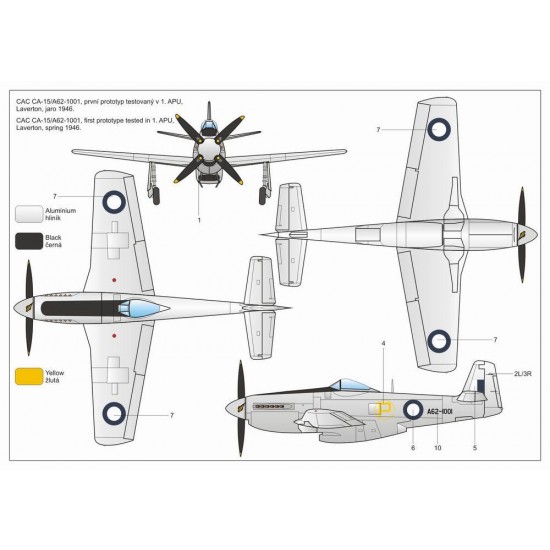 1/48 CAC CA-15 Kangaroo Full Resin kit (Australian decals included) 1/48 CAC CA-15 Kangaroo Full Resin kit (Australian decals included)