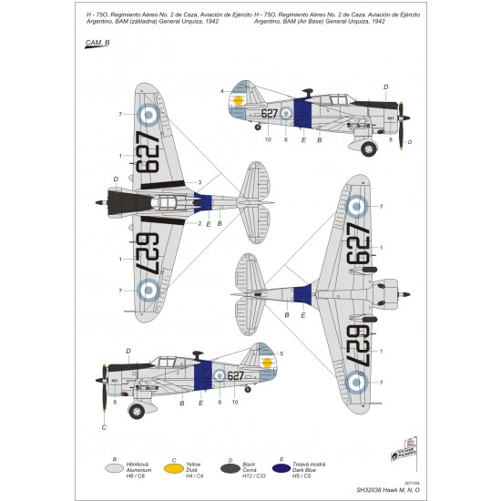 1/32 Curtiss Hawk H-75/M/N/O 1/32 Curtiss Hawk H-75/M/N/O