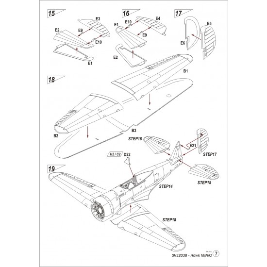 1/32 Curtiss Hawk H-75/M/N/O 1/32 Curtiss Hawk H-75/M/N/O