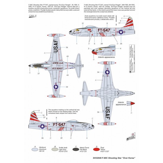 1/32 Lockheed F-80C Shooting Star Over Korea 1/32 Lockheed F-80C Shooting Star Over Korea