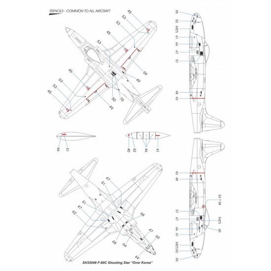 1/32 Lockheed F-80C Shooting Star Over Korea 1/32 Lockheed F-80C Shooting Star Over Korea