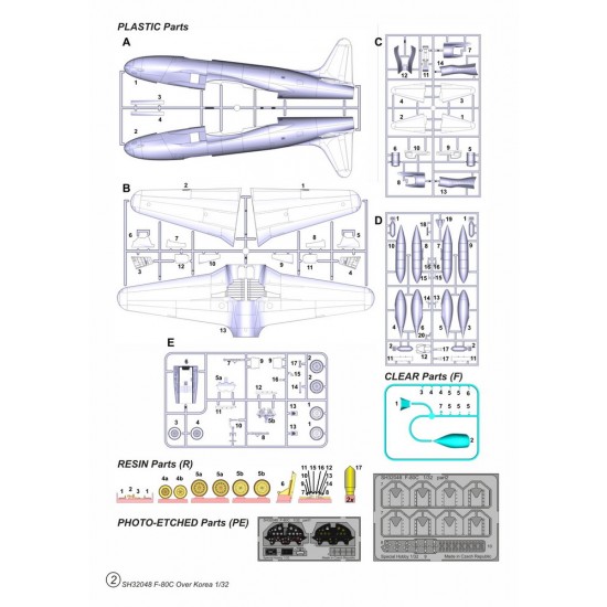 1/32 Lockheed F-80C Shooting Star Over Korea 1/32 Lockheed F-80C Shooting Star Over Korea