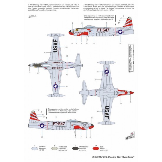 1/32 Lockheed F-80C Shooting Star Over Korea 1/32 Lockheed F-80C Shooting Star Over Korea