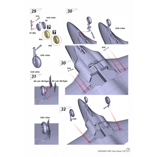 1/32 Lockheed F-80C Shooting Star Over Korea 1/32 Lockheed F-80C Shooting Star Over Korea