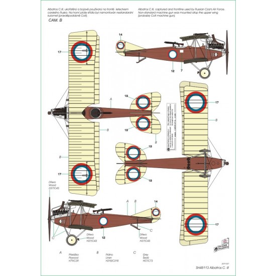 1/48 German Albatros C.III Captured and Foreign Service 1/48 German Albatros C.III Captured and Foreign Service