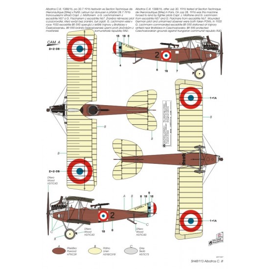 1/48 German Albatros C.III Captured and Foreign Service 1/48 German Albatros C.III Captured and Foreign Service
