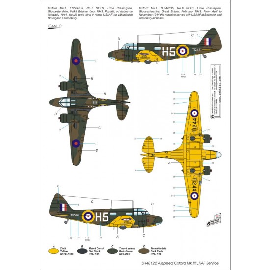 1/48 Airspeed Oxford Mk.I/II (RAF Service) 1/48 Airspeed Oxford Mk.I/II (RAF Service)