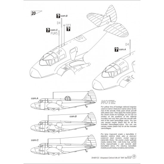 1/48 Airspeed Oxford Mk.I/II (RAF Service) 1/48 Airspeed Oxford Mk.I/II (RAF Service)