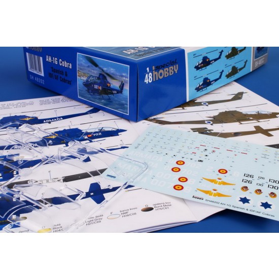 1/48 Bell AH-1G Cobra Spanish & IDF/AF Cobras 1/48 Bell AH-1G Cobra Spanish & IDF/AF Cobras