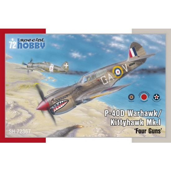 1/72 P-40D Warhawk/Kittyhawk Mk.I Four Guns 1/72 P-40D Warhawk/Kittyhawk Mk.I Four Guns