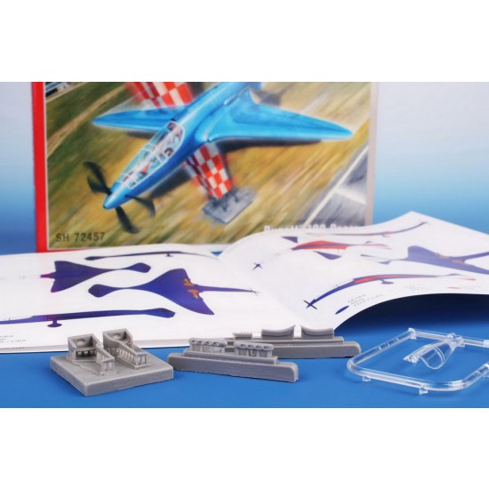 1/72 pre-WWII Bugatti 100P French Racer Plane in service of France