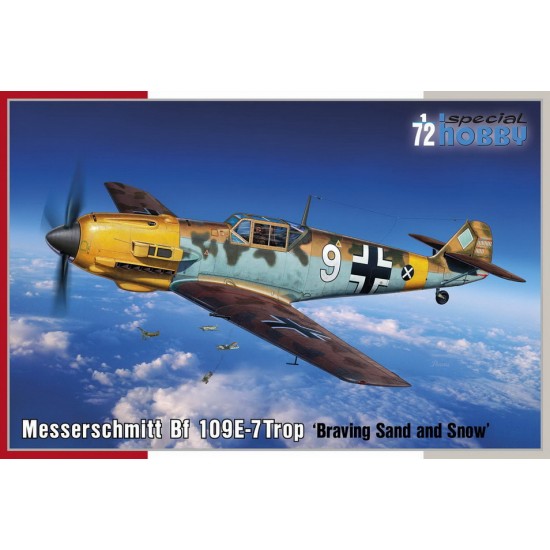 1/72 Messerschmitt Bf 109E-7Trop Braving Sand and Snow 1/72 Messerschmitt Bf 109E-7Trop Braving Sand and Snow