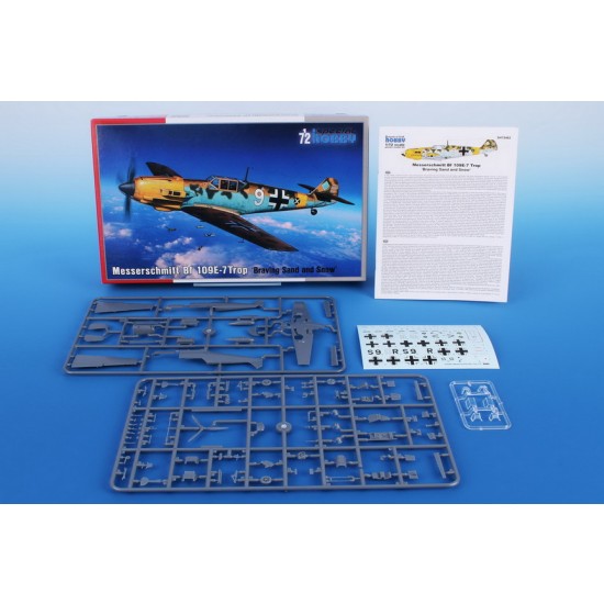 1/72 Messerschmitt Bf 109E-7Trop Braving Sand and Snow 1/72 Messerschmitt Bf 109E-7Trop Braving Sand and Snow