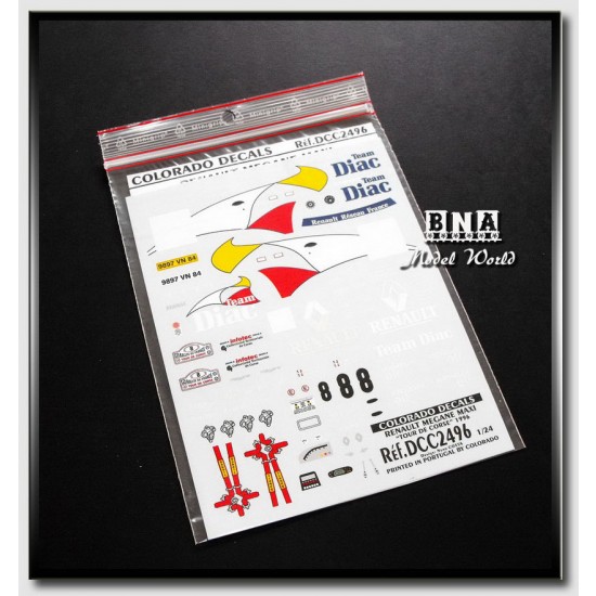 1/24 Renault Megane Maxi Tour De Corse 1996 1/24 Renault Megane Maxi Tour De Corse 1996