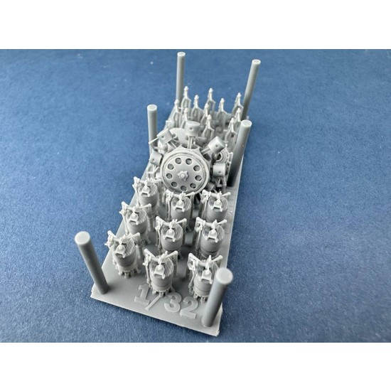 1/32 Le Rhone 9C 80 hp Aero-Engine 1/32 Le Rhone 9C 80 hp Aero-Engine