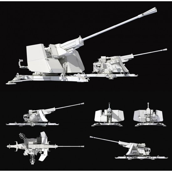 1/35 5.5cm Flak (VG2) Gerat 58 Automatic Anti-aircraft Gun 1/35 5.5cm Flak (VG2) Gerat 58 Automatic Anti-aircraft Gun