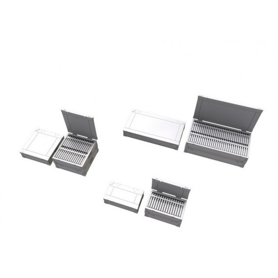 1/35 Ammoo Boxes for 3cm MK 103 & 3cm Flak 103/38 1/35 Ammoo Boxes for 3cm MK 103 & 3cm Flak 103/38