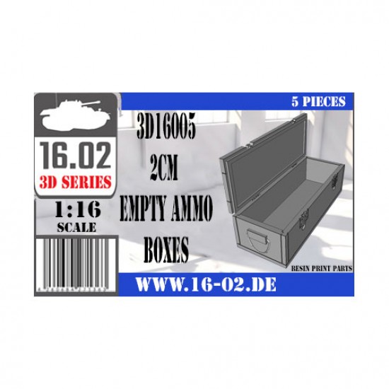 1/16 2cm Empty Ammo Boxes 1/16 2cm Empty Ammo Boxes