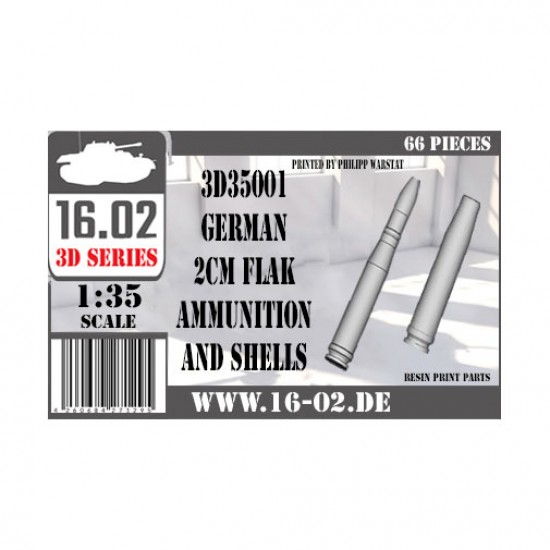 1/35 German 2cm Flak Ammunition and Shells 1/35 German 2cm Flak Ammunition and Shells