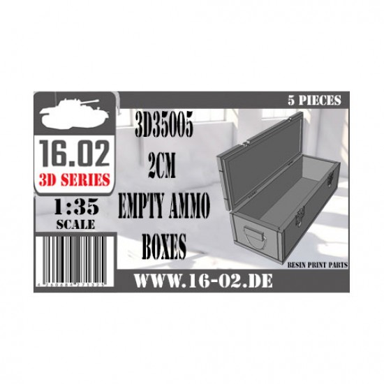1/35 2cm Empty Ammo Boxes 1/35 2cm Empty Ammo Boxes