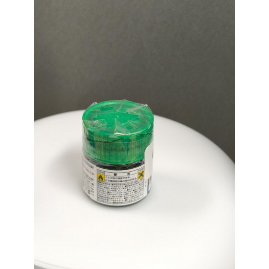 Solvent-Based Acrylic Paint - Gloss Clear Green 10ml (defect: cap cracked)