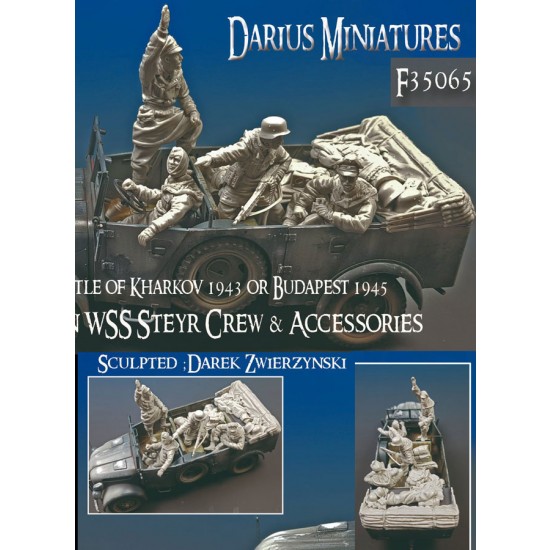 1/35 German Steyr1500 Car Crews in Battle of Kcharkov 1943 / Budapest 1945 1/35 German Steyr1500 Car Crews in Battle of Kcharkov 1943 / Budapest 1945