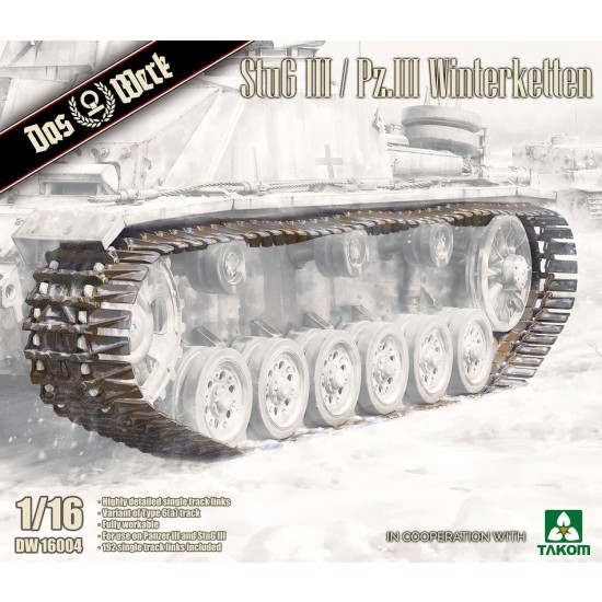 1/16 StuG III / Pz. III Winter Tracks 1/16 StuG III / Pz. III Winter Tracks