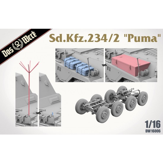 1/16 SdKfz. 234/2 Puma Schwerer Panzerspahwagen 1/16 SdKfz. 234/2 Puma Schwerer Panzerspahwagen