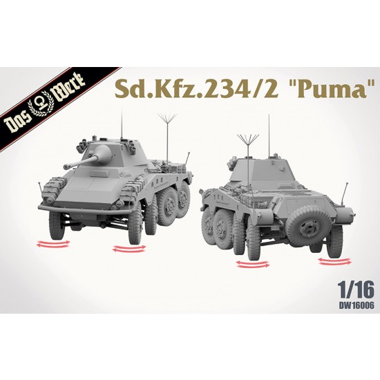 1/16 SdKfz. 234/2 Puma Schwerer Panzerspahwagen 1/16 SdKfz. 234/2 Puma Schwerer Panzerspahwagen