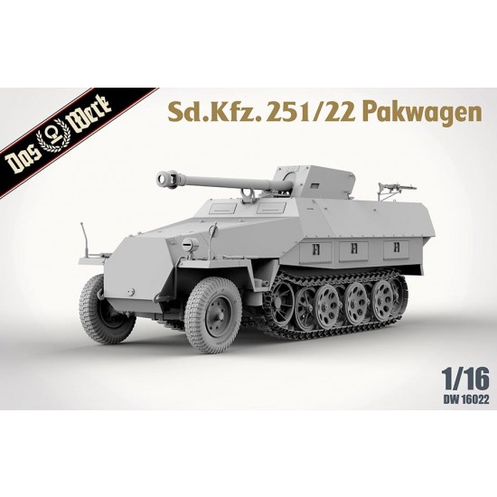 1/16 SdKfz.251/22 Ausf.D Pakwagen Half-track Armoured Personnel Carrier 1/16 SdKfz.251/22 Ausf.D Pakwagen Half-track Armoured Personnel Carrier