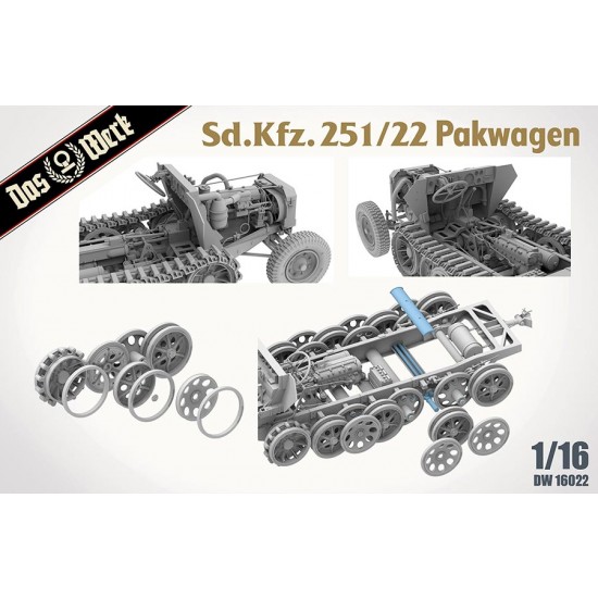 1/16 SdKfz.251/22 Ausf.D Pakwagen Half-track Armoured Personnel Carrier 1/16 SdKfz.251/22 Ausf.D Pakwagen Half-track Armoured Personnel Carrier