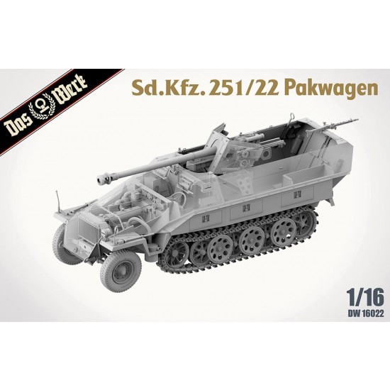 1/16 SdKfz.251/22 Ausf.D Pakwagen Half-track Armoured Personnel Carrier 1/16 SdKfz.251/22 Ausf.D Pakwagen Half-track Armoured Personnel Carrier