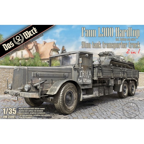 1/35 Faun L900 Hardtop 9ton Tank Transporter Truck w/Softtop Cab Extra 1/35 Faun L900 Hardtop 9ton Tank Transporter Truck w/Softtop Cab Extra