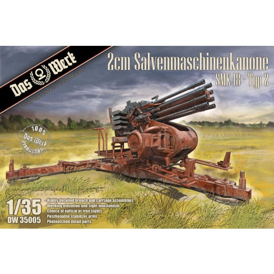 1/35 2cm Salvenmaschinenkanone SMK 18 Typ 2 1/35 2cm Salvenmaschinenkanone SMK 18 Typ 2