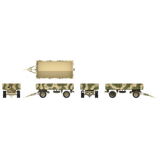 1/35 WWII German Uniform 5t Trailer Einheitsanhanger 1/35 WWII German Uniform 5t Trailer Einheitsanhanger