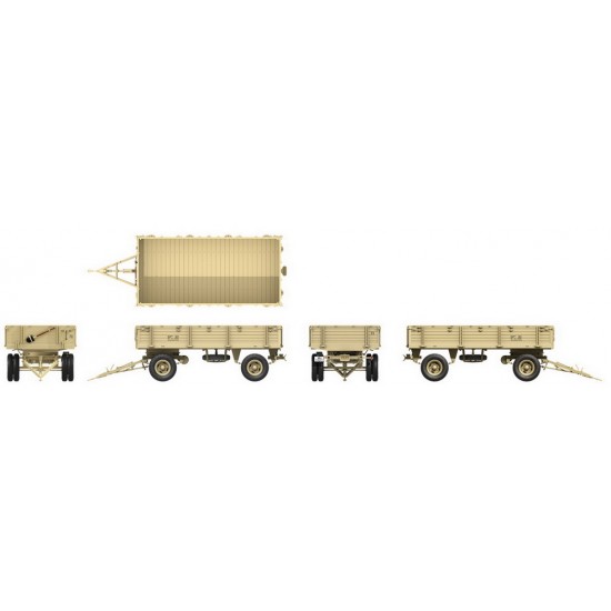 1/35 WWII German Uniform 5t Trailer Einheitsanhanger 1/35 WWII German Uniform 5t Trailer Einheitsanhanger