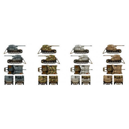 1/35 Pz.Sfl. Ia - 5cm Pak 38 auf gp. Mun Schlepper 1/35 Pz.Sfl. Ia - 5cm Pak 38 auf gp. Mun Schlepper