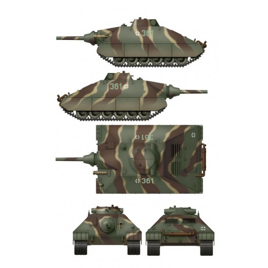 1/35 Schwerer kleiner Panzerkampfwagen Heavy Tank Project 1944 (2in1) 1/35 Schwerer kleiner Panzerkampfwagen Heavy Tank Project 1944 (2in1)
