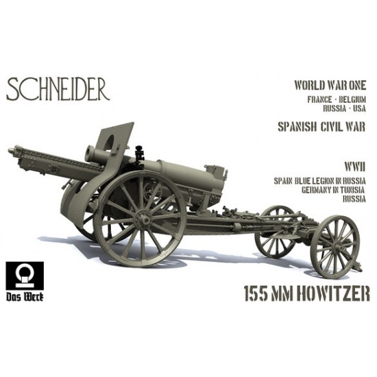 1/35 French Schneider 155mm C17S Howitzer