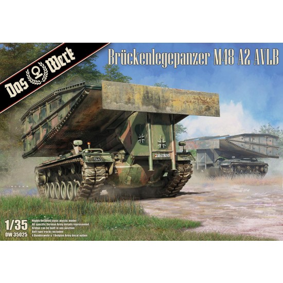 1/35 Bruckenlegepanzer M48 A2 Armoured Vehicle Launched Bridge 1/35 Bruckenlegepanzer M48 A2 Armoured Vehicle Launched Bridge