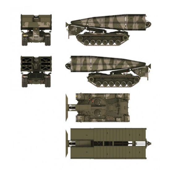 1/35 Bruckenlegepanzer M48 A2 Armoured Vehicle Launched Bridge 1/35 Bruckenlegepanzer M48 A2 Armoured Vehicle Launched Bridge