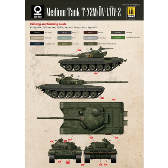 1/35 NVA/Hungarian/Hungarian/Iraqui T-72M Medium Tank 1/35 NVA/Hungarian/Hungarian/Iraqui T-72M Medium Tank