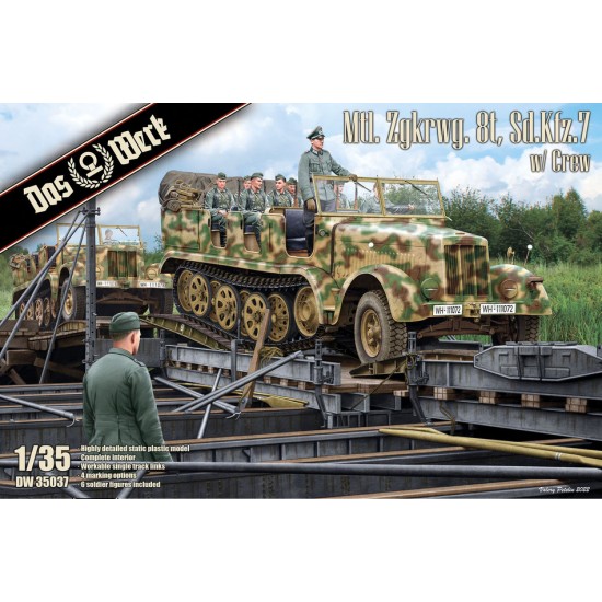 1/35 Sd.Kfz.7, mtl. Zgkrwg. 8t w/Crews 1/35 Sd.Kfz.7, mtl. Zgkrwg. 8t w/Crews