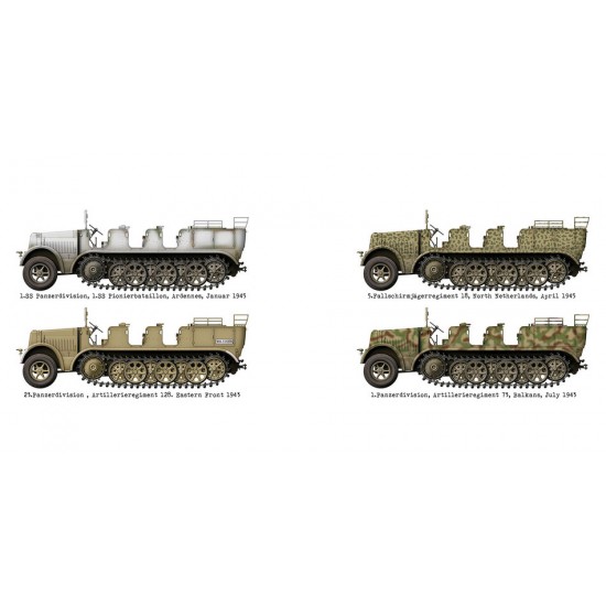 1/35 Sd.Kfz.7, mtl. Zgkrwg. 8t w/Crews 1/35 Sd.Kfz.7, mtl. Zgkrwg. 8t w/Crews