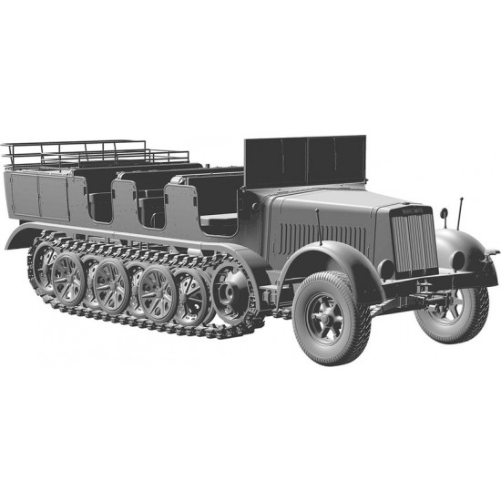 1/35 Sd.Kfz.7, mtl. Zgkrwg. 8t w/Crews 1/35 Sd.Kfz.7, mtl. Zgkrwg. 8t w/Crews