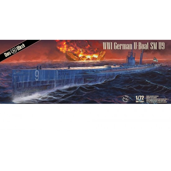1/72 WWI German U-Boat SM U-9 1/72 WWI German U-Boat SM U-9