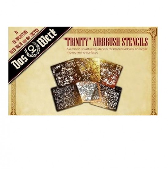 Trinity Splatter Masking Set (airbrush stencils) Trinity Splatter Masking Set (airbrush stencils)