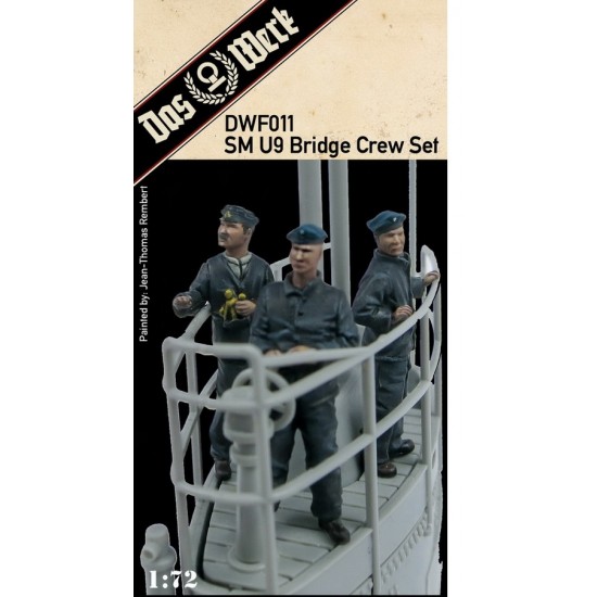 1/35 SM U9 U-Boat Bridge Crew Set (3 figures)