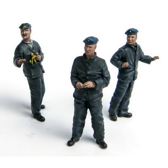 1/35 SM U9 U-Boat Bridge Crew Set (3 figures) 1/35 SM U9 U-Boat Bridge Crew Set (3 figures)