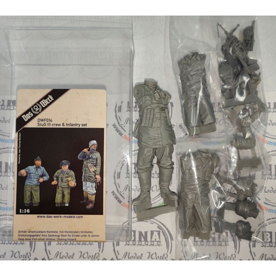 1/16 StuG III Crew & Infantry Set (3 Figures) 1/16 StuG III Crew & Infantry Set (3 Figures)